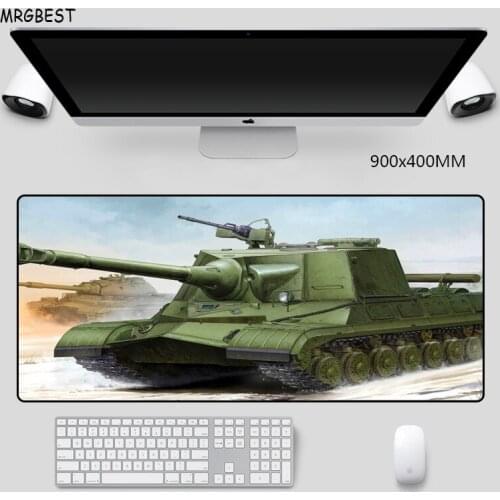MRGBEST Mousepad Large Size World of Tanks Gamer Pad Non-slip Dorable Rubber Laptop Notebook Desk Mat for Gamer or Office Worker