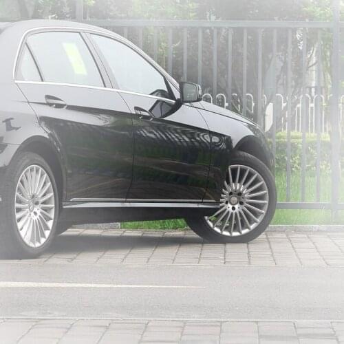 Musion Car Exterior Abs Chrome Silver Style Wheel Fender Cover Trim Accessories For Mercedes 2014 2015