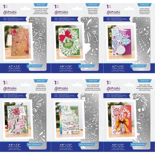 Christmas festival combination Metal Cutting Dies Cut Mold Scrapbook Paper Craft Knife Mold Blade Knife Impact Protection Pads