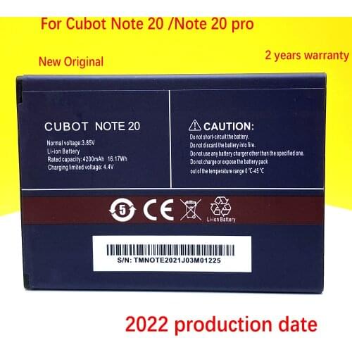 NEW Original Battery For Cubot Note 20/Note 20 Pro High Quality +Tracking Number