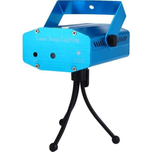 Original Voice Automatic Control Red Green Laser Landscape Projector Light For Party KTV Bar Stage With Tripod US/EU Plug