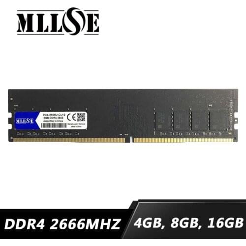 MLLSE ram ddr4 4GB 8GB 16GB PC4-2666V 2666MHz DDR4 16G 8G 4G Desktop Computer Memoria dimm high performance Motherboard memory