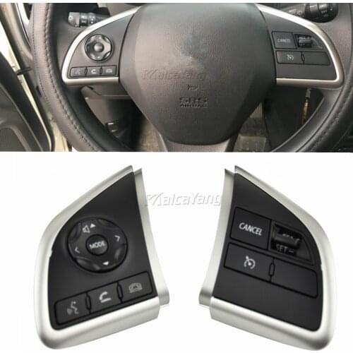 For Mitsubishi ASX Outlander Xpander Cruise Speed Control Switch Steering Wheel Buttons Bluetooth Audio Volume Switch 2013 2014