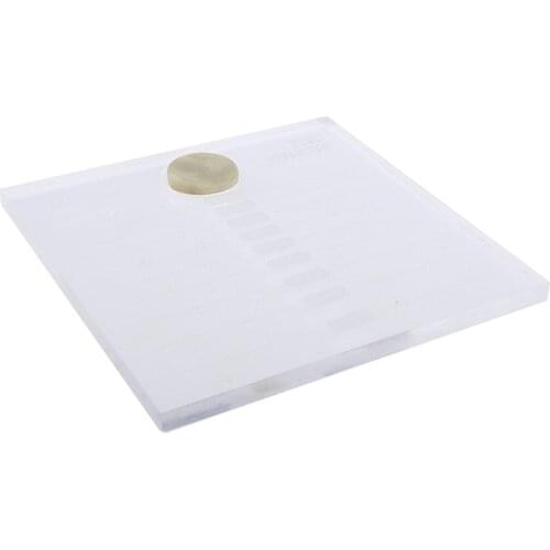 Professional Individual Eyelash Extension Tray Clear Pallet Lash Glue Holder with a Jade for Groove