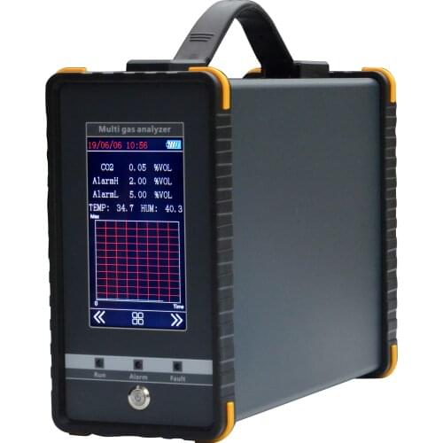 S360 pump-suction multi-gas analyzer, 16 in 1 gas detector