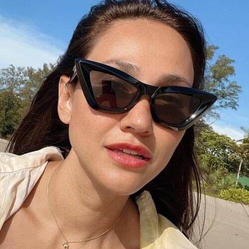 Vintage Cat Eye Sunglasses For Women Ladies New Brand Designer Fashion Modern Trend Womens Sunglasses Popular Glasses óculos