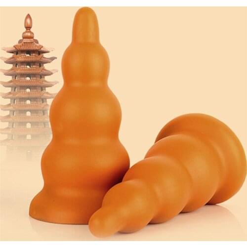 Super Huge Big Butt Plug Silicone Anal Plug Prostate Massage Tower Large Ass Plugs Vagina Anal Expansion Sex Toys For Men Women
