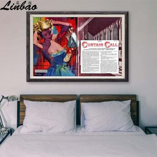 V029 1950 James Bingham Vintage Classic Movie Custom Silk Poster Home Deco Wall Art Christmas Gift