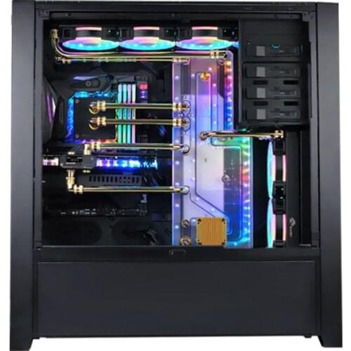 BYKSKI Distro Plate Water Channel For Computer Corsair 900D Tank Best Heat Dissipation For Gamer PC, RGV-COS-900D-P cooling