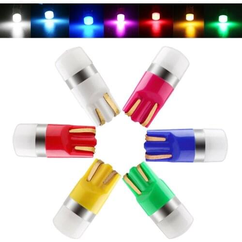 10PCS T10 W5W 3030 SMD LED Car Styling Clearance Lights Reading Lamp Auto Interior Dome Door Bulb Accessories Trunk light 12V