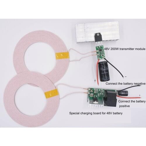 200W 48V Power Supply 48V Output High-Power Wireless Charging Wireless Power Supply Module
