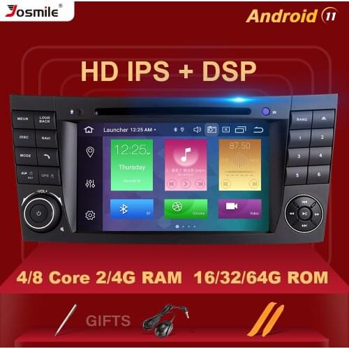 4GB Android 11 Car DVD Multimedia Player For Mercedes Benz E-class W211 E200 E220 E300 E350 E240 E280CLS CLASS W219 Radio Stereo