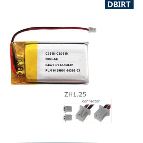 300mAh Battery For Plantronics Supra Plus Wireless Headsets C351N CS361N CS351 CS361 CS351V Bluetooth Handset Earphone AKKU