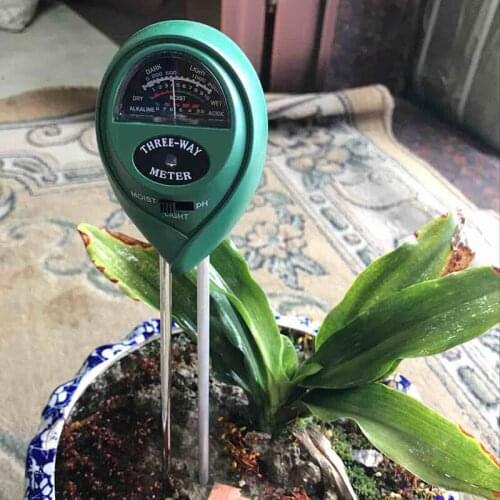 Analog Soil Moisture Meter Household Garden Plant Soil Hygrometer Water PH Tester Measuring Tool No Backlight For Indoor Outdoor