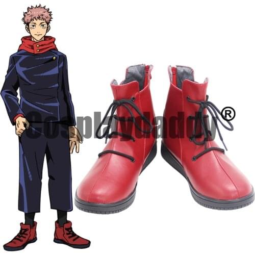 Jujutsu Kaisen Sorcery Fight Tokyo Prefectural Jujutsu High School Yuji Itadori Anime Cosplay Shoes Boots X002