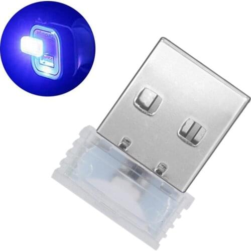 Auto Mini USB LED Lighting Auto Car Interior Atmosphere. Light Decorative Ambient- Lamp