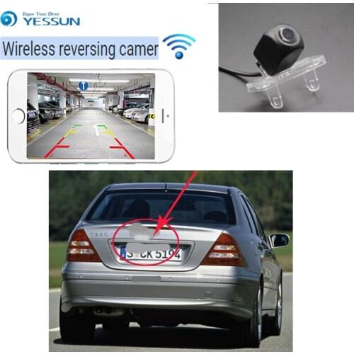 YESSUN For Mercedes Benz C Class W203 5D 2001~2007 Camer Night VisionLicense Plate wireless Camera night vision waterproof
