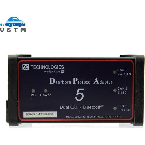 Without Bluetooth Dpa5 Dearborn Protocol Adapter 5 Heavy Duty Truck Scanner New Released CNH DPA 5 Works For Multi-brands