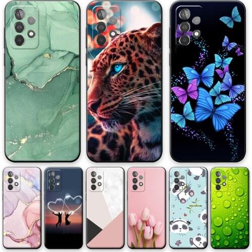 For Samsung Galaxy A32 4G Case 6.4" TPU Phone Cover For Samsung A32 4G Soft Silicone Fashion Case For Samsung A32 4G Cool Shell