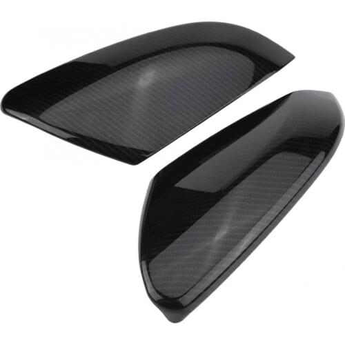 2X Rear Carbon Fiber Style Rearview Mirror Cover for Honda Civic Sedan Coupe 2016 2017 2018 2019 car styling accessories