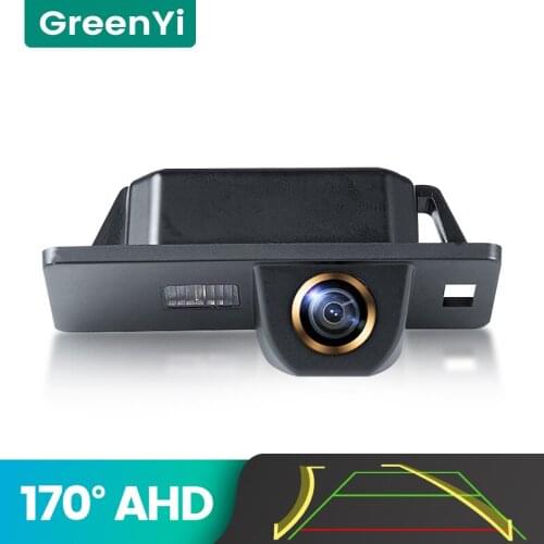 GreenYi 170° AHD 720P Trajectory Car Rear View Camera For Audi A1 A4 (B8) A5 S5 Q5 TT VW Passat R36 Night Vision Reverse Vehicle