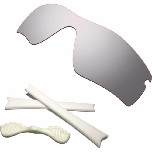 HKUCO For Radar Path Polarized Replacement Lenses And White Earsocks Rubber Kit Combined sale