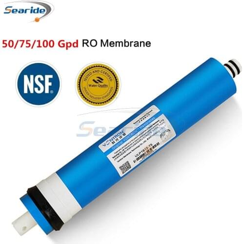 Vontron 50/75/100 Gpd RO Membrane for 5 Stage Water Filter Purifier Treatment Reverse Osmosis System Certified To NSF/ANSI