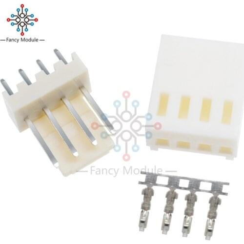 20PCS Kit4 Pin KF2510-4P KF2510 4P 2.54mm Pitch Terminal Housing Pin Header Connectors Adaptor Kits