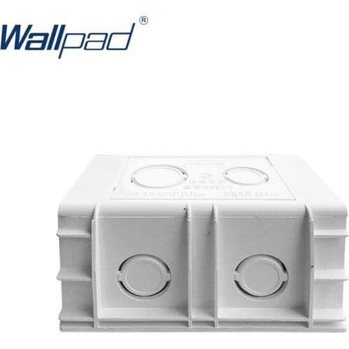 Free Shipping Wallpad 118*72MM Cassette,AU US Standard Universal White Wall Mounting Box for Wall Switch and Socket Back Box