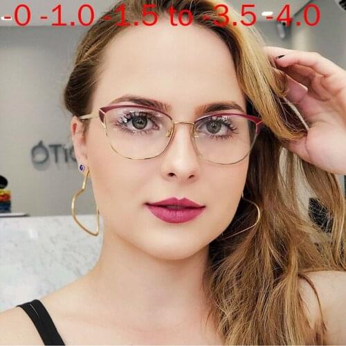 New Myopia Sunglasses Photochromic Finished Men Women Myopia Eyeglasses Frame with Color Lens Sun Glasses Myopia Eyewear NX