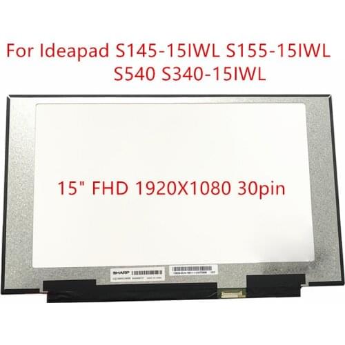 New Original For laptop Lenovo Ideapad S145-15IWL S155-15IWL S540 S340-15IWL FHD LCD Display Screen