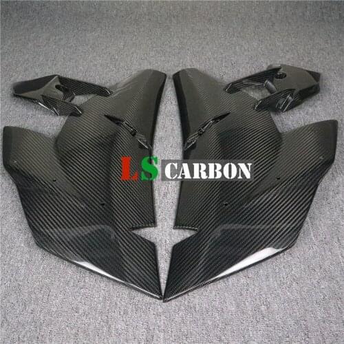 Full Carbon Fiber Motorcycle Accessories body side panels fairing kit Fairings For Kawasaki H2