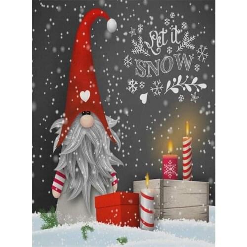 Christmas Santa Claus DIY Embroidery 11CT Cross Stitch Kits Needlework Craft Set Printed Canvas Cotton Thread Wholesale