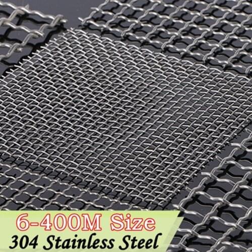 6-400 mesh 304 Stainless Steel Water Filter Mesh Kitchen Tools Food Coffee Wine Screen Filter Wire Net Fabric Screening Strainer