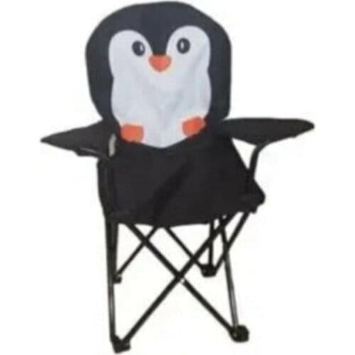 2021 New Season Black White Penguin Figured Kids Camping Chair Picnic Hiking Travel Leisure Carry Bag Foldable Beach