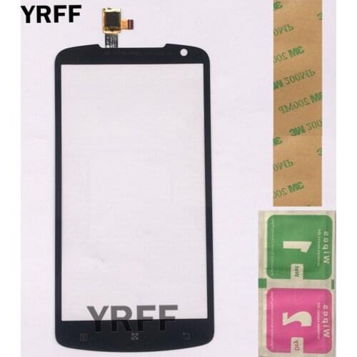 5.3'' Mobile Touch Screen Panel For Lenovo S 920 S920 Touch Screen Digitizer Touch Panel Lens Front Glass Part 3M Glue Wipes