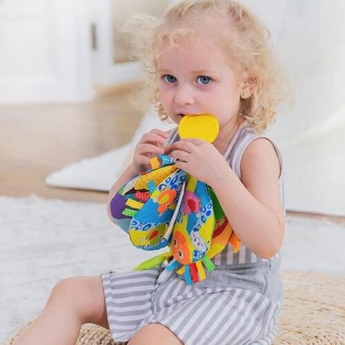 2019 Baby Animal Cloth Book New Infant Kid Intelligence Development Toy Forest Sky Educational Bed Cognize Books Gift