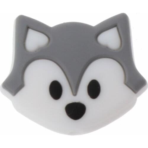 Baby Teething Beads Cartoon Silicone Beads For Necklaces BPA Free Teether Toy Accessories Nursing DIY