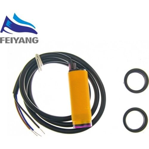 E18-D80NK Infrared Obstacle Avoidance Photoelectric Sensor Proximity Switch 3-80cm Detection Range Adjustable