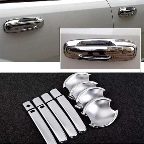 Non-Rusty Chrome Door Handle Bowl Cover Cup Overlay Trim For Buick Excelle