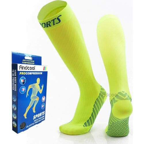 Findcool Compression Cycling Socks Summer Breathable Medical Pressure Calf Supports for Men Women