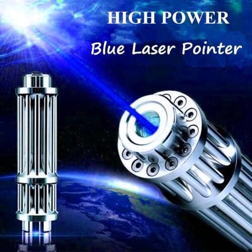 532nm 1MW Burning Laser Pen Blue Laser Pointer Pen Militar Burning Beam Light 20 Miles High Power