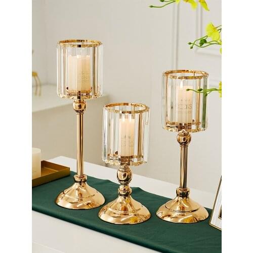 Metal Pillar Candle Holders Pillar Candle Centerpieces Table Mantel Fireplace Christmas Decor wedding Centerpieces Home Decor