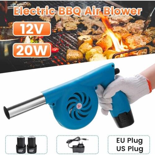 New Outdoor Wireless Barbecue Fan Electric Air Blower Portable BBQ Grill Fire Bellows Tools Picnic Camping With Lithium Battery