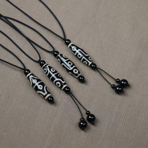 Original Tibet Dzi Nacklace Nine Eye Bead Fashionable Tibetan Style for Men and Women Free Shipping