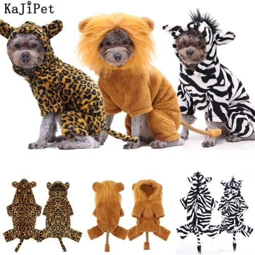 Transform Dog Clothes Halloween Winter Warm Clothes For Dogs French Bulldog Soft Fleece Dog Coat Jacket Pet Christmas Dog Outfit