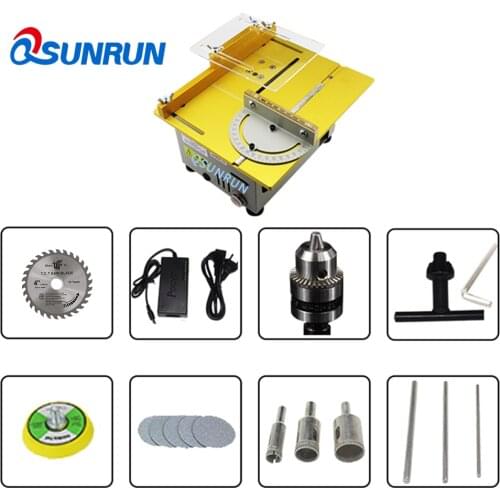 Mini WhiteTable Saw Handmade Woodworking Grinding/Polishing/Cutting Bench Saw DIY Model Crafts Cutting Tool With Saw Blade