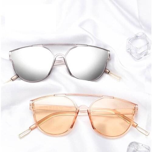2021 New Fashion Classic Round Sunglasses Retro Trend Men and Women Outdoor Sun glasses Brand Design Plastic Mirror UV400