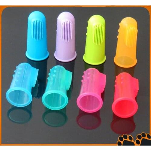 Super Soft Pet Finger Toothbrush Teddy Dog Brush Bad Breath Tartar Cat Teeth Tool Clean Pet Mouth Prevent Disease Puppy Toys
