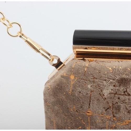 Vintage Elegant Ladies Velvet Evening Bags Clutch Small Flap Bag Women Chain Single Shoulder Bag Handbag Crossbody Bolso Mujer